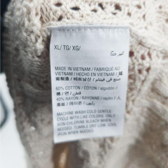 Style & Co Long-Sleeve Sweater Cream XL - Picture 7 of 8